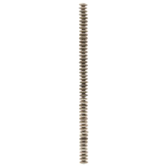 12 Pack: Silver Metal Rondelle Beads, 8mm by Bead Landing™